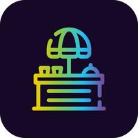 Reception Creative Icon Design vector