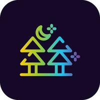 Forest Creative Icon Design vector