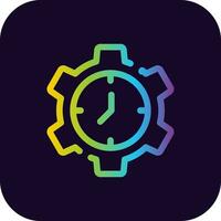 Time Management Creative Icon Design vector