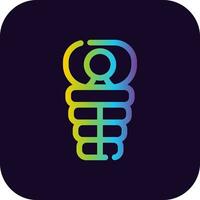 Sleeping Bag Creative Icon Design vector