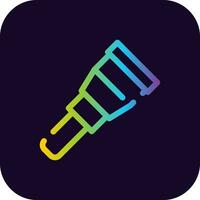 Flashlight Creative Icon Design vector