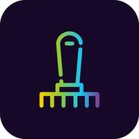 Pitchfork Creative Icon Design vector