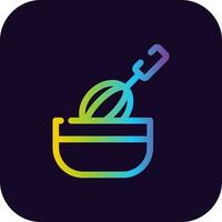 Whisk Creative Icon Design vector