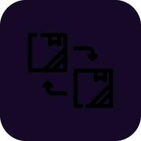 Replacement Creative Icon Design vector