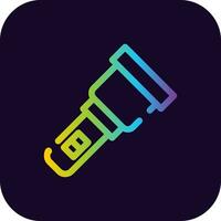 Flashlight Creative Icon Design vector