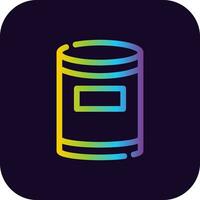 Dustbin Creative Icon Design vector