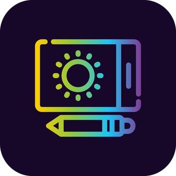 degradado diseño icono vector