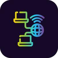 Internet Of Things Creative Icon Design vector