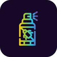 Spray Bottle Creative Icon Design vector