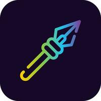 Spear Creative Icon Design vector