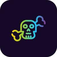 Dead Creative Icon Design vector