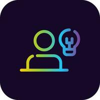 Innovator Creative Icon Design vector