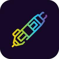 3D Pen Creative Icon Design vector