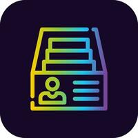 Inbox Creative Icon Design vector