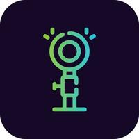 Light Creative Icon Design vector