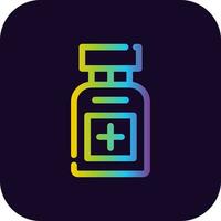 diseño de icono creativo de medicamentos vector