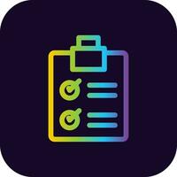 Checklist Creative Icon Design vector