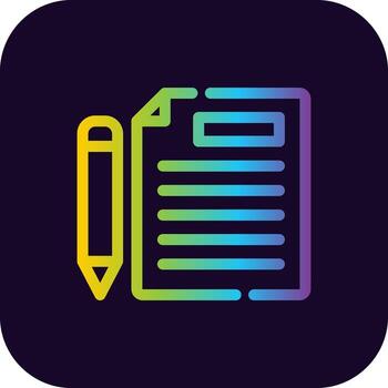 Script Creative Icon Design vector