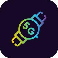 Smart Watch Creative Icon Design vector