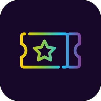 diseño de icono creativo de boleto vector