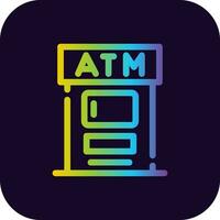 ATM Creative Icon Design vector