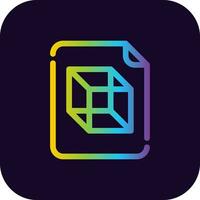 3D Design Creative Icon Design vector