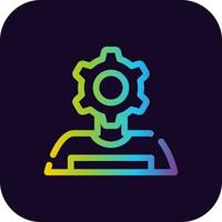 Technical Support Creative Icon Design vector