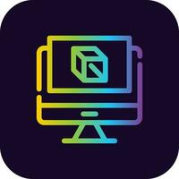 3D Design Creative Icon Design vector