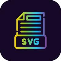 Svg File Creative Icon Design vector