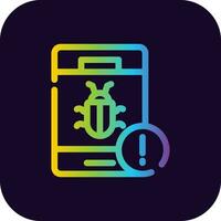 Bug Creative Icon Design vector
