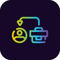 B2C Creative Icon Design vector