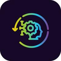Reverse Engineering Creative Icon Design vector