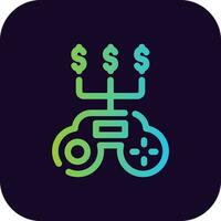 Game Money Creative Icon Design vector