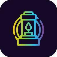 Lantern Creative Icon Design vector