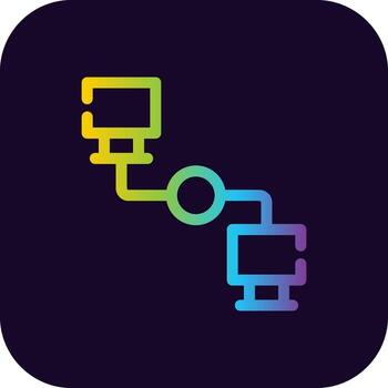 Unstructured Data Creative Icon Design vector