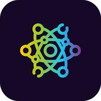 Physics Creative Icon Design vector