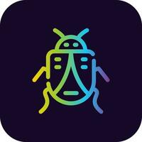 Bug Creative Icon Design vector
