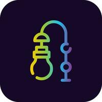 Lightbulb Creative Icon Design vector