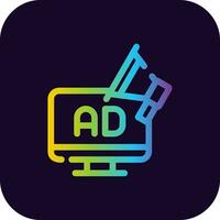 Digital Marketing Creative Icon Design vector