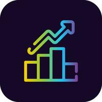 Growth Hacking Creative Icon Design vector