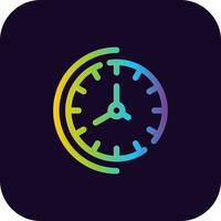 Timing Creative Icon Design vector