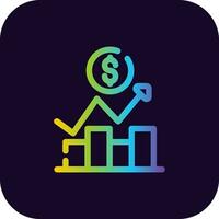 Progress Creative Icon Design vector