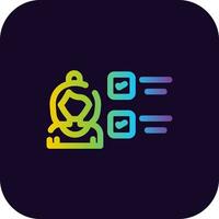 Qualification Creative Icon Design vector
