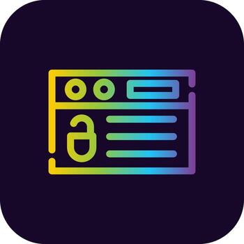 abierto fuente creativo icono diseño vector