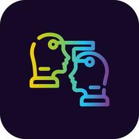 Telepathy Creative Icon Design vector