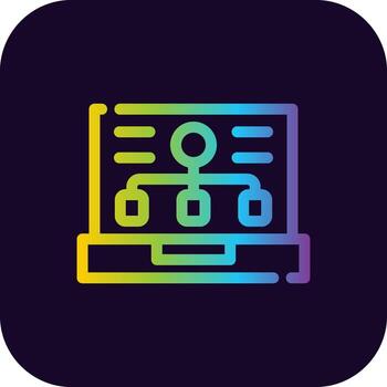 Front End Development Creative Icon Design vector