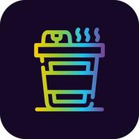 Hot Drink Creative Icon Design vector