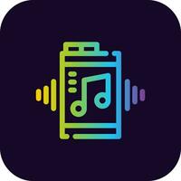 Smart Sound Creative Icon Design vector