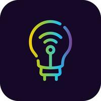 Smart Light Creative Icon Design vector