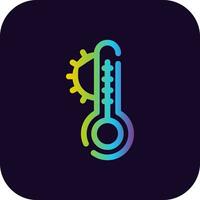 Temperature Creative Icon Design vector